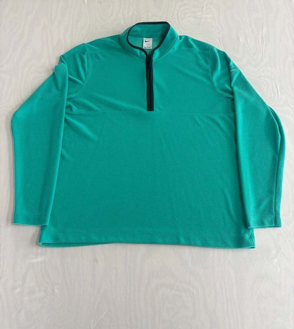 Nike Dri-FIT Victory 1/2 Zip Pullover Green Men's XL
